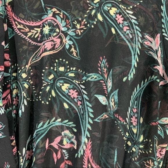 Misa Los Angeles Zahra Paisley Dark Floral Midi Dress Size small - Picture 12 of 16